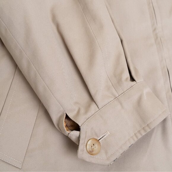 Aquascutum Jacket Zip Up Coat England Plaid Lined Vintage Mens Small - Picture 9 of 16